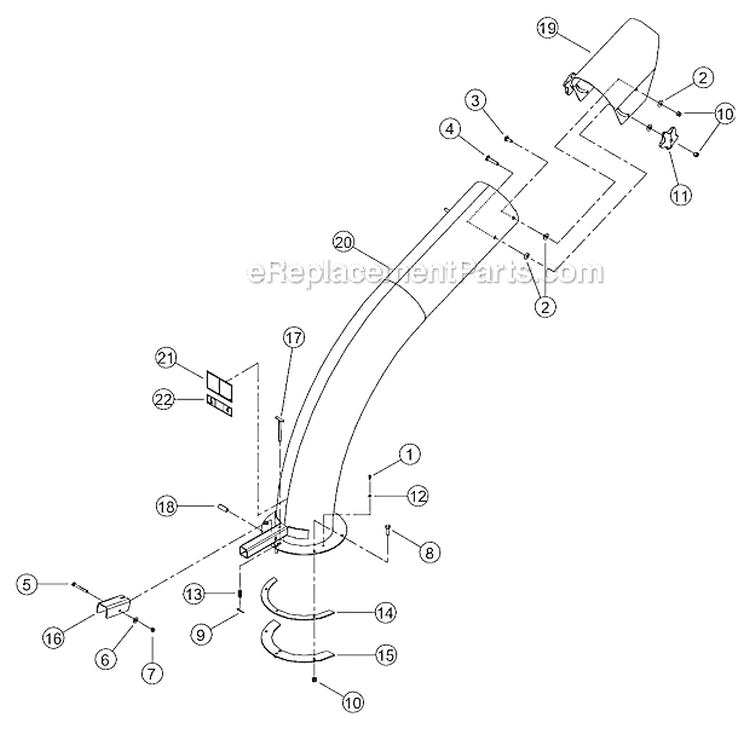 Page O Diagram and Parts List for CH8720IH 5VJAA0016AW002730 Bear Cat Chipper Shredder